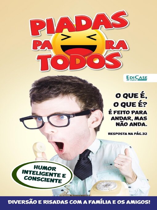 Cover image for Piadas para todos